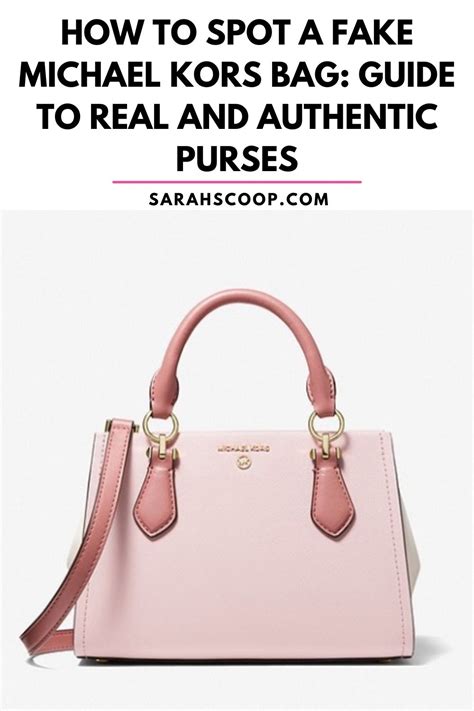 How to Spot a Fake Michael Kors Bag .